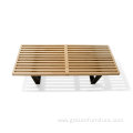 Platform Bench in Natural Wood color